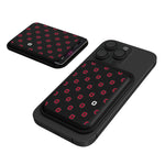 Ohio State University Buckeyes Fashion Pattern Black Magnetic Credit Card Wallet