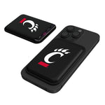 Cincinnati Bearcats Insignia Black Magnetic Credit Card Wallet-0