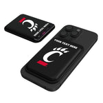 University of Cincinnati Bearcats Personalized Insignia Black Magnetic Credit Card Wallet