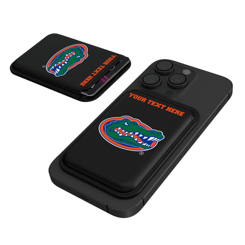 University of Florida Gators Personalized Insignia Black Magnetic Credit Card Wallet