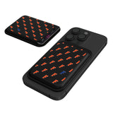 University of Florida Gators Fashion Pattern Black Magnetic Credit Card Wallet-0