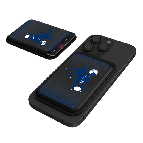 Baltimore Colts 1946 Historic Collection Linen Black Magnetic Credit Card Wallet-0