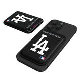 LA Dodgers Personalized Insignia Black Magnetic Credit Card Wallet