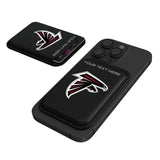 Atlanta Falcons Personalized Insignia Black Magnetic Credit Card Wallet