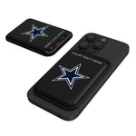 Dallas Cowboys Personalized Insignia Black Magnetic Credit Card Wallet