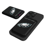 Philadelphia Eagles Personalized Insignia Black Magnetic Credit Card Wallet