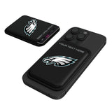 Philadelphia Eagles Personalized Insignia Black Magnetic Credit Card Wallet