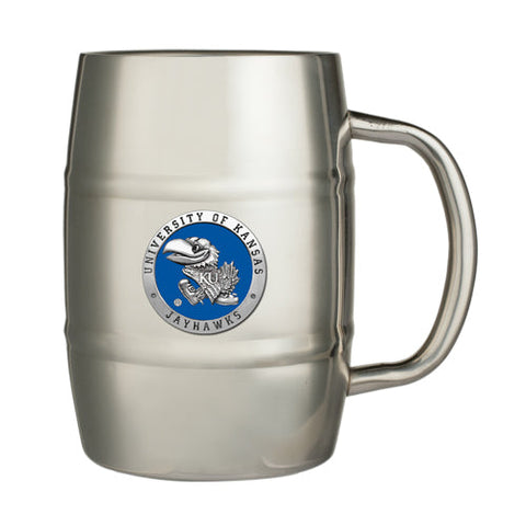 University of Kansas Keg Mug