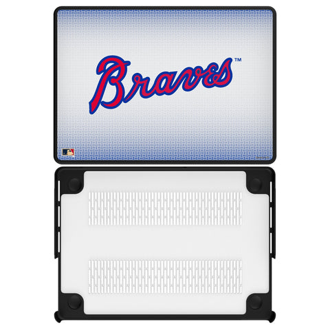 Atlanta Braves Home 2012 - Cooperstown Collection Linen Laptop Case for Apple MacBook