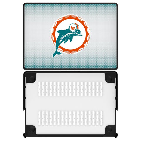 Miami Dolphins 1966-1973 Historic Collection Linen Laptop Case for Apple MacBook