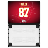 Travis Kelce Kansas City Chiefs 87 Ready Laptop Case