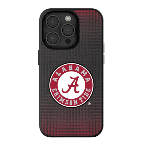 University of Alabama Crimson Tide Linen MagSafe Compatible Phone Case for Apple iPhone