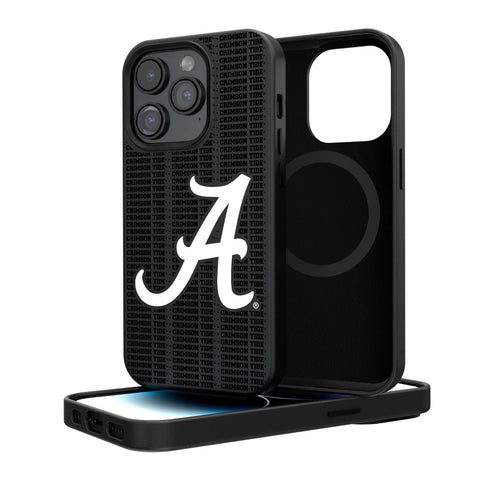 Alabama Crimson Tide Blackletter Magnetic Case-0