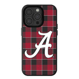 University of Alabama Crimson Tide Script A Plaid MagSafe Compatible Phone Case for Apple iPhone