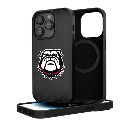 Georgia Bulldogs Linen Magnetic Phone Case-0