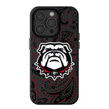 University of Georgia Bulldogs Uga Paisley MagSafe Compatible Phone Case for Apple iPhone