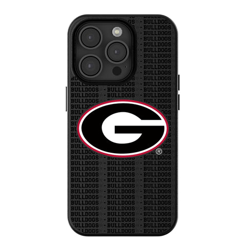 University of Georgia Bulldogs Text Backdrop MagSafe Compatible Phone Case for Apple iPhone