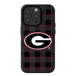 University of Georgia Bulldogs Plaid MagSafe Compatible Phone Case for Apple iPhone