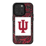 Indiana University Hoosiers Paisley MagSafe Compatible Phone Case for Apple iPhone