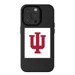 Indiana University Hoosiers Text Backdrop MagSafe Compatible Phone Case for Apple iPhone