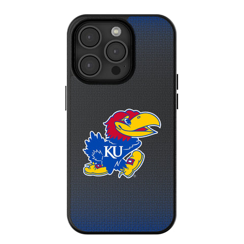 University of Kansas Jayhawks Linen MagSafe Compatible Phone Case for Apple iPhone