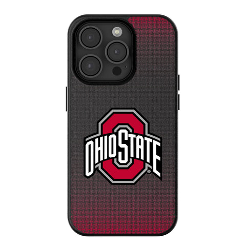 Ohio State University Buckeyes Linen MagSafe Compatible Phone Case for Apple iPhone
