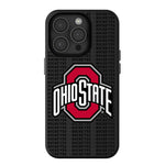 Ohio State University Buckeyes Text Backdrop MagSafe Compatible Phone Case for Apple iPhone