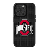 Ohio State University Buckeyes Text Backdrop MagSafe Compatible Phone Case for Apple iPhone