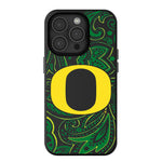 University of Oregon Ducks Paisley MagSafe Compatible Phone Case for Apple iPhone
