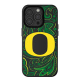 University of Oregon Ducks Paisley MagSafe Compatible Phone Case for Apple iPhone