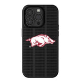 University of Arkansas Fayetteville Razorbacks Text Backdrop MagSafe Compatible Phone Case for Apple iPhone