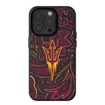 Arizona State University Sun Devils Paisley MagSafe Compatible Phone Case-0