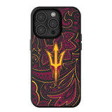 Arizona State University Sun Devils Paisley MagSafe Compatible Phone Case for Apple iPhone