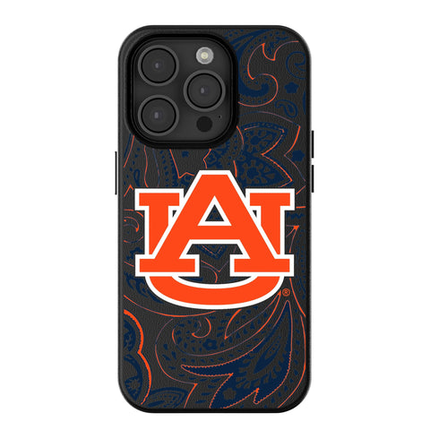 University of Auburn Tigers Paisley MagSafe Compatible Phone Case for Apple iPhone