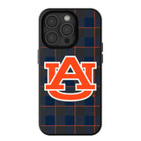 Auburn Tigers Plaid Magnetic Phone Case-0