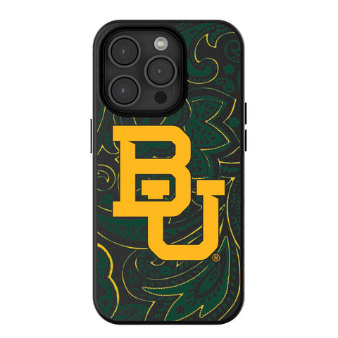 Baylor University Bears Paisley MagSafe Compatible Phone Case for Apple iPhone