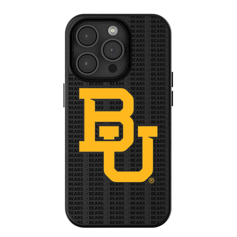 Baylor University Bears Text Backdrop MagSafe Compatible Phone Case for Apple iPhone