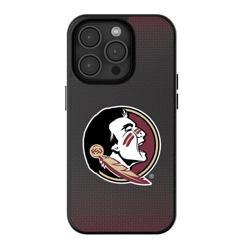 Florida State University Seminoles Linen MagSafe Compatible Phone Case for Apple iPhone