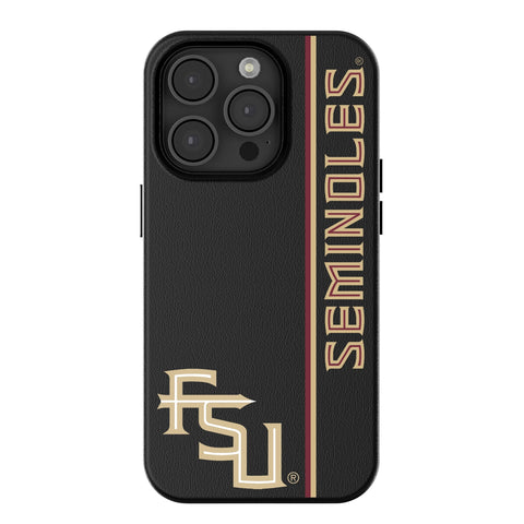 Florida State University Seminoles Athletic Wordmark Sidebar MagSafe Compatible Phone Case for Apple iPhone