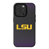 Louisiana State University Tigers Linen MagSafe Compatible Phone Case for Apple iPhone