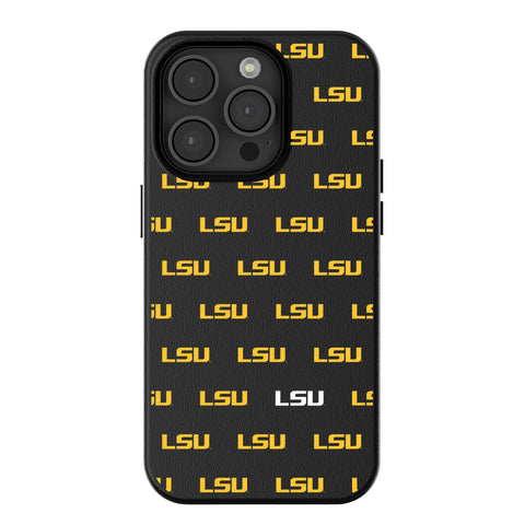 Louisiana State University Tigers Fashion Pattern MagSafe Compatible Phone Case for Apple iPhone