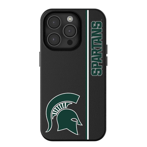 Michigan State University Spartans Sidebar MagSafe Compatible Phone Case for Apple iPhone