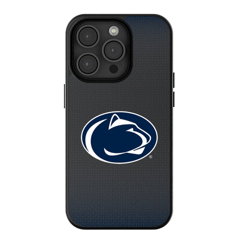 Pennsylvania State University Nittany Lions Linen MagSafe Compatible Phone Case for Apple iPhone