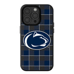 Penn State Nittany Lions Plaid Magnetic Phone Case-0