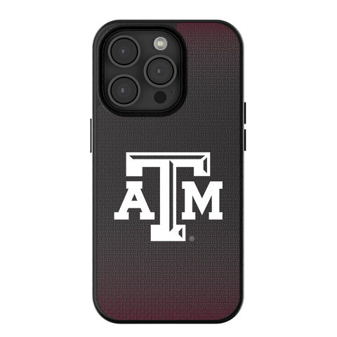 Texas A&M University Aggies Linen MagSafe Compatible Phone Case for Apple iPhone