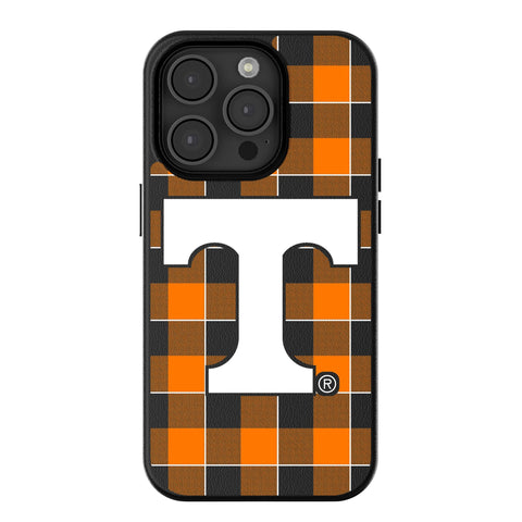 University of Tennessee Volunteers Plaid MagSafe Compatible Phone Case for Apple iPhone