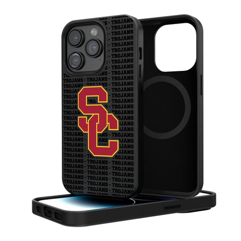 Southern California Trojans Blackletter Magnetic Case-0