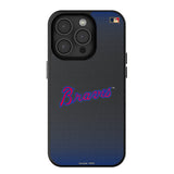 Atlanta Braves Home 2012 - Cooperstown Collection Linen MagSafe Compatible Phone Case for Apple iPhone