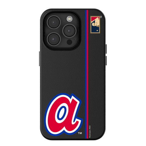 Atlanta Braves 1972-1980 - Cooperstown Collection Sidebar MagSafe Compatible Phone Case for Apple iPhone