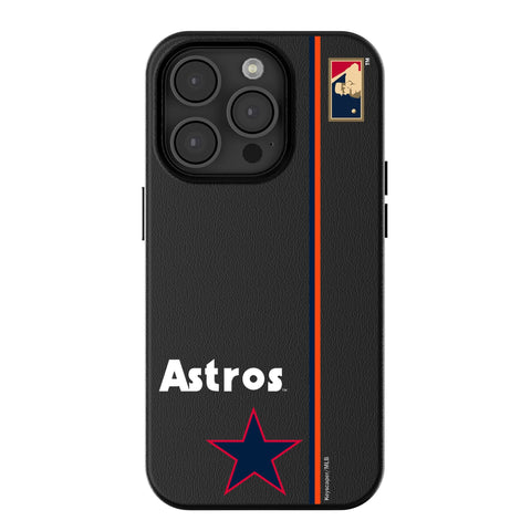 Houston Astros 1975-1981 - Cooperstown Collection Sidebar MagSafe Compatible Phone Case for Apple iPhone